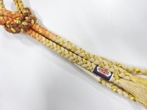 未使用品　正絹　手組帯締め